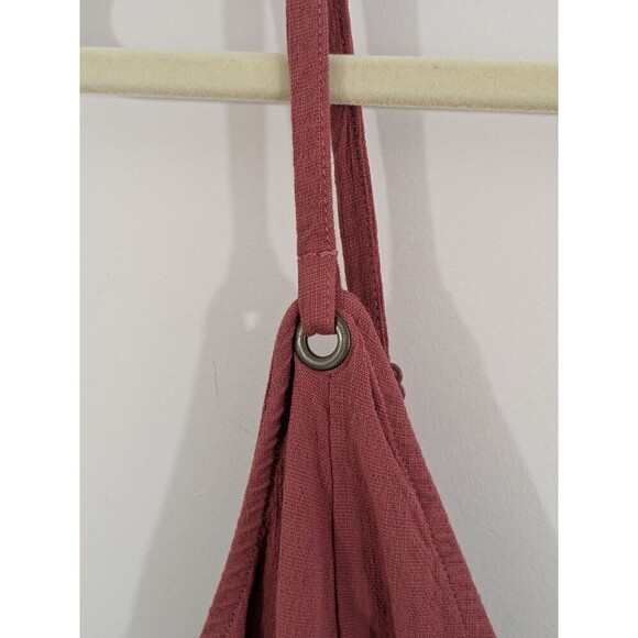 Free People Coral Rose Bodyconn Mini Dress Lace Cutout Adjustable Straps Sz S - Picture 7 of 9